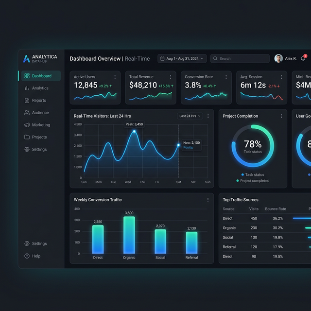 SaaS Analytics Dashboard