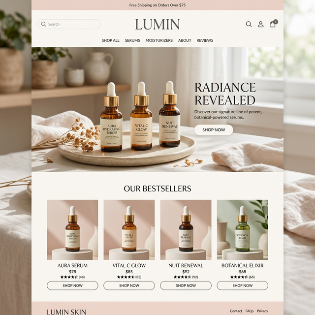 Beauty & Skincare Brand Store