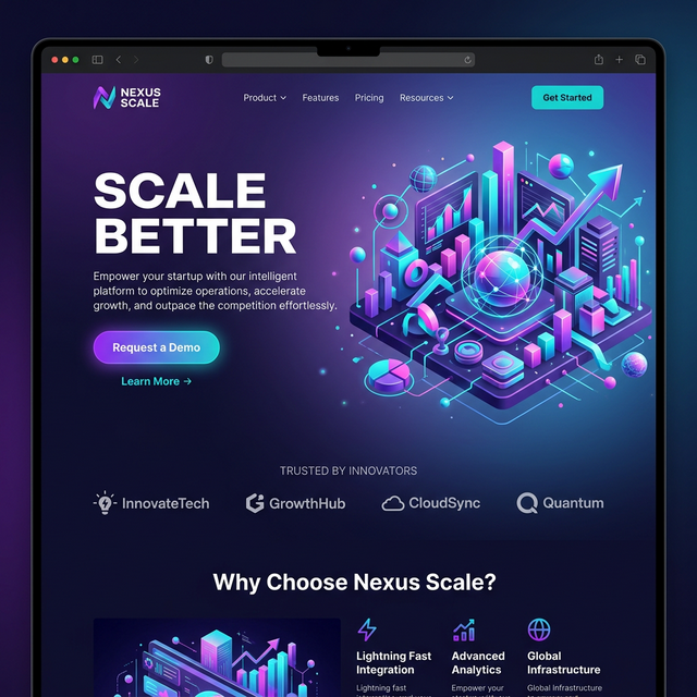 Startup Product Launch Page