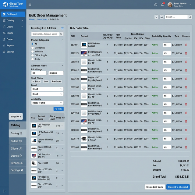 B2B Wholesale Platform